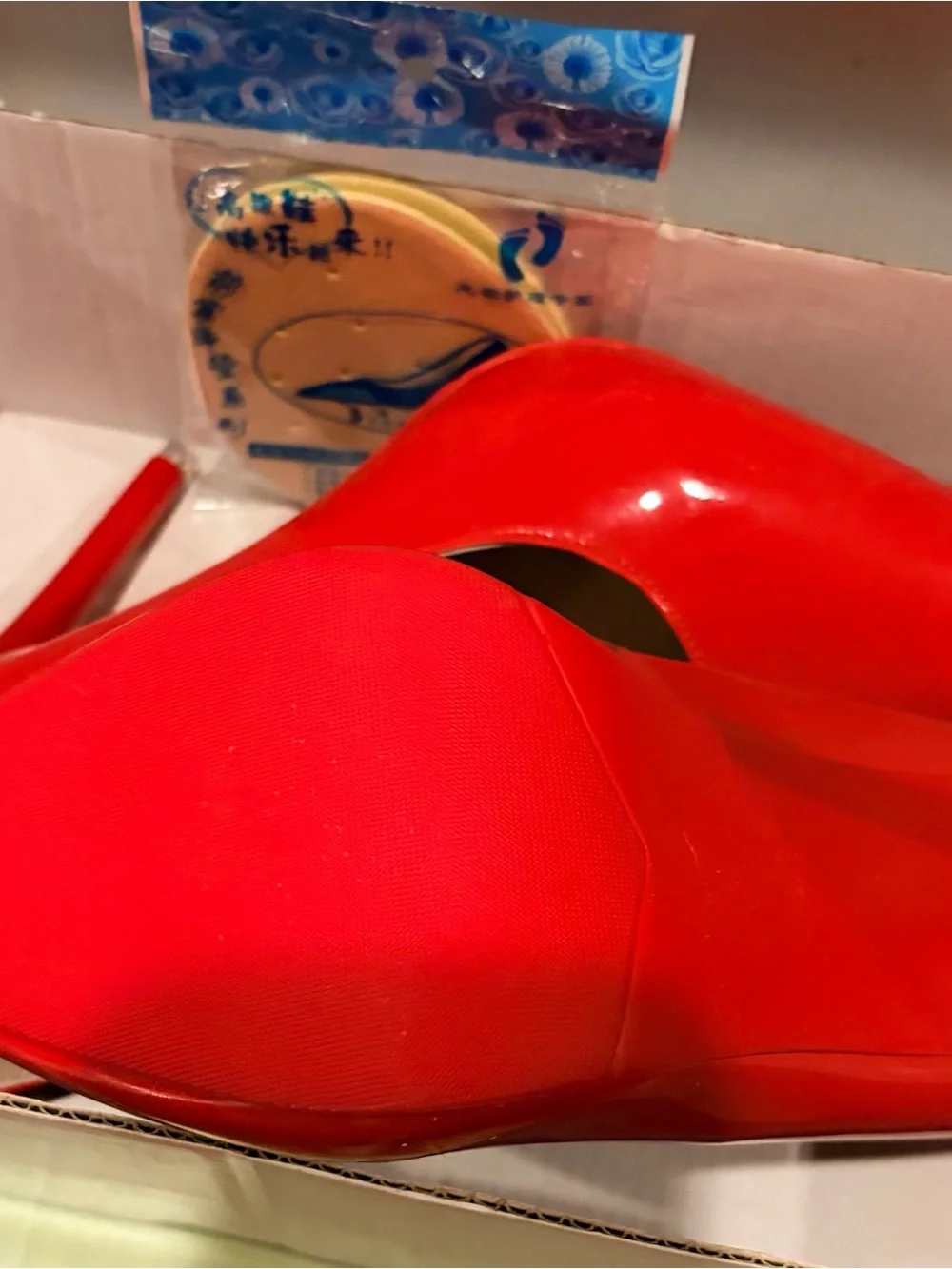 Women's Red Patent High Heel Pumps